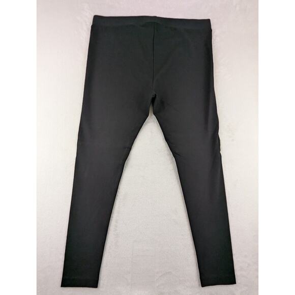 Vince Camuto sz 1X Ponte Knit Pants black elastic waist pull on stretchy 0510 - Picture 4 of 6